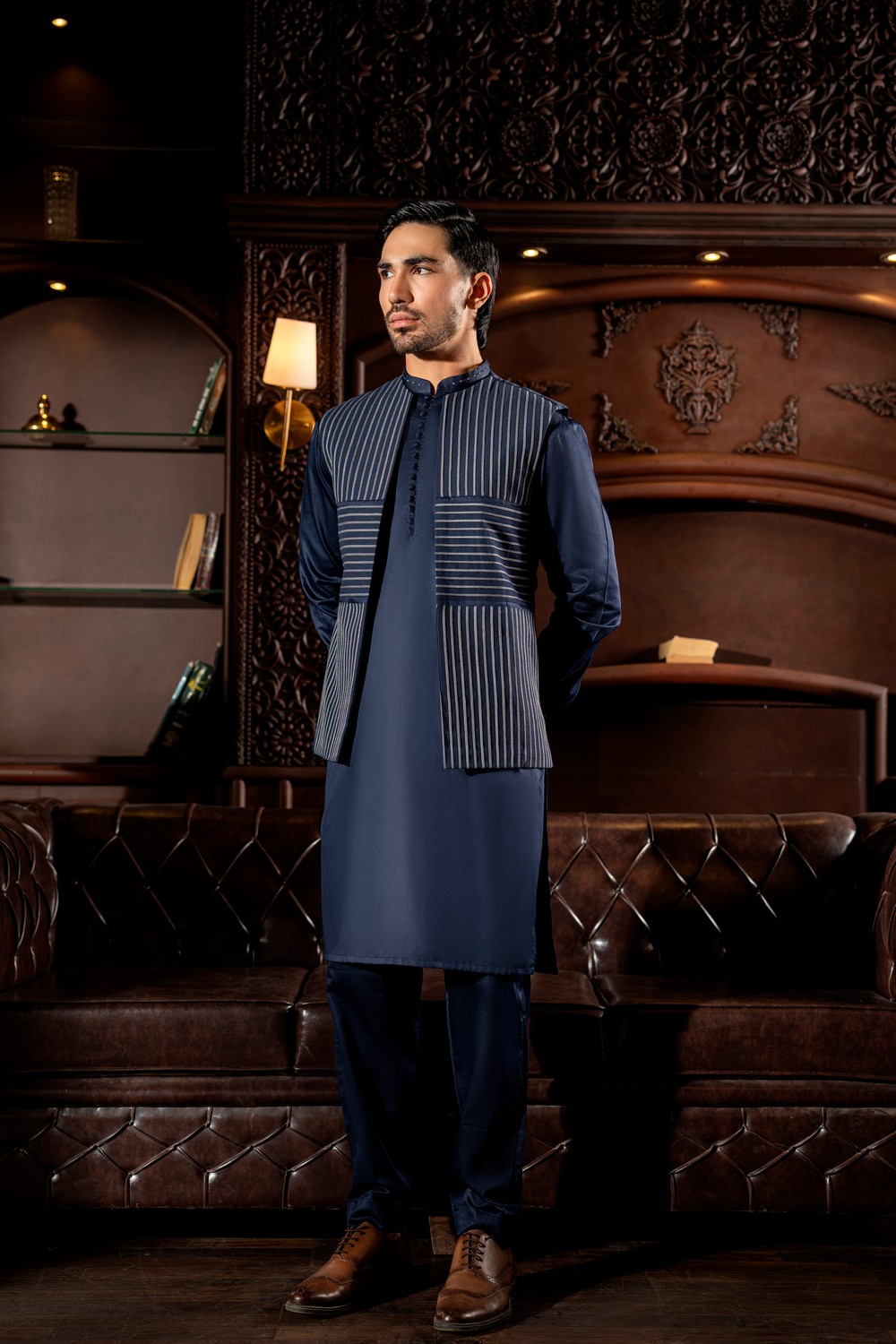 kurta pajama with waistcoat