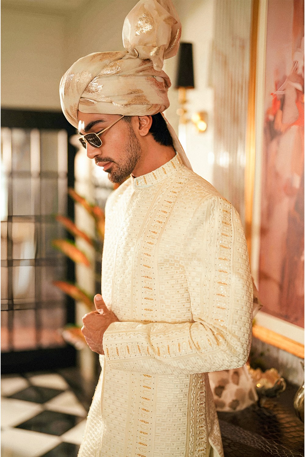 ARRIJAAL- EMBROIDED SHERWANI