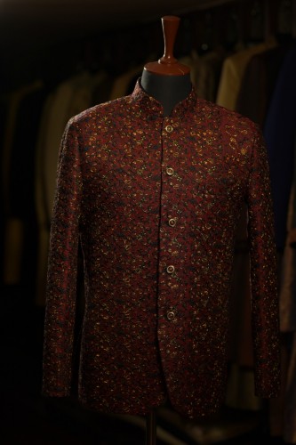 full embosement emboridery  prince-coat