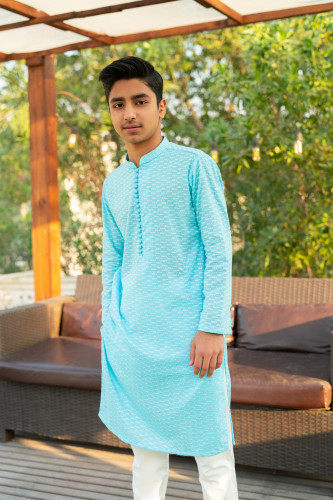 EMBROIDED KURTA PAJAMA