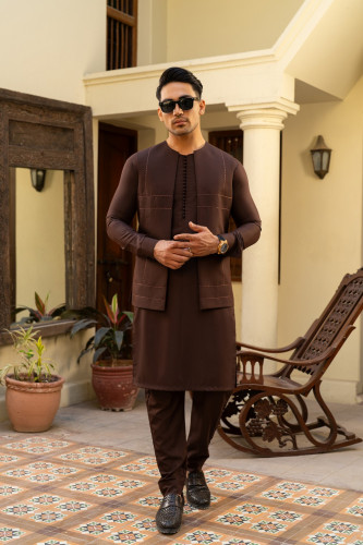 kurta pajama with waistcoat