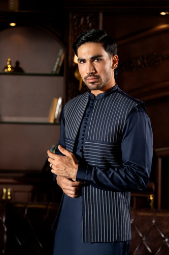kurta pajama with waistcoat