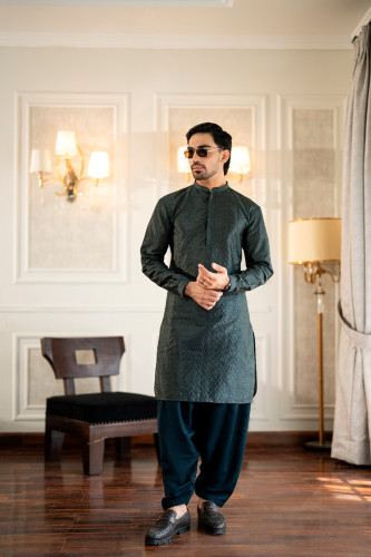 EMBROIDED KURTA shalwar