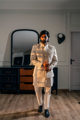 Embroided prince coat