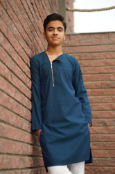 kurta pajama with magzi collar