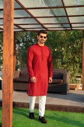 EMBROIDED KURTA PAJAMA