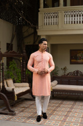 EMBROIDED KURTA PAJAMA
