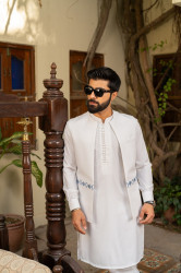 KURTA PAJAMA WITH WAISTCOAT