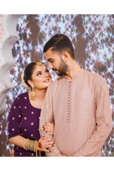 embraided kurta with shalwar