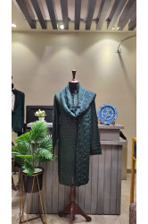 embroided kurta pajama with shawl