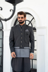 prince coat with shalwar kameez