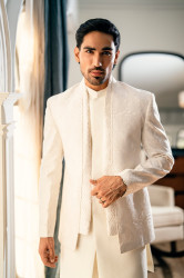 ARRIJAAL- EMBROIDED DOUBLE SHERWANI